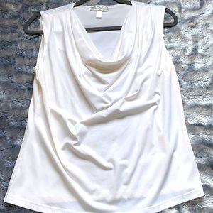 White Dressbarn Silk Tank 🤍